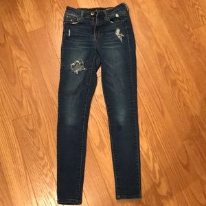 Aeropostale high wasted skinny jeans